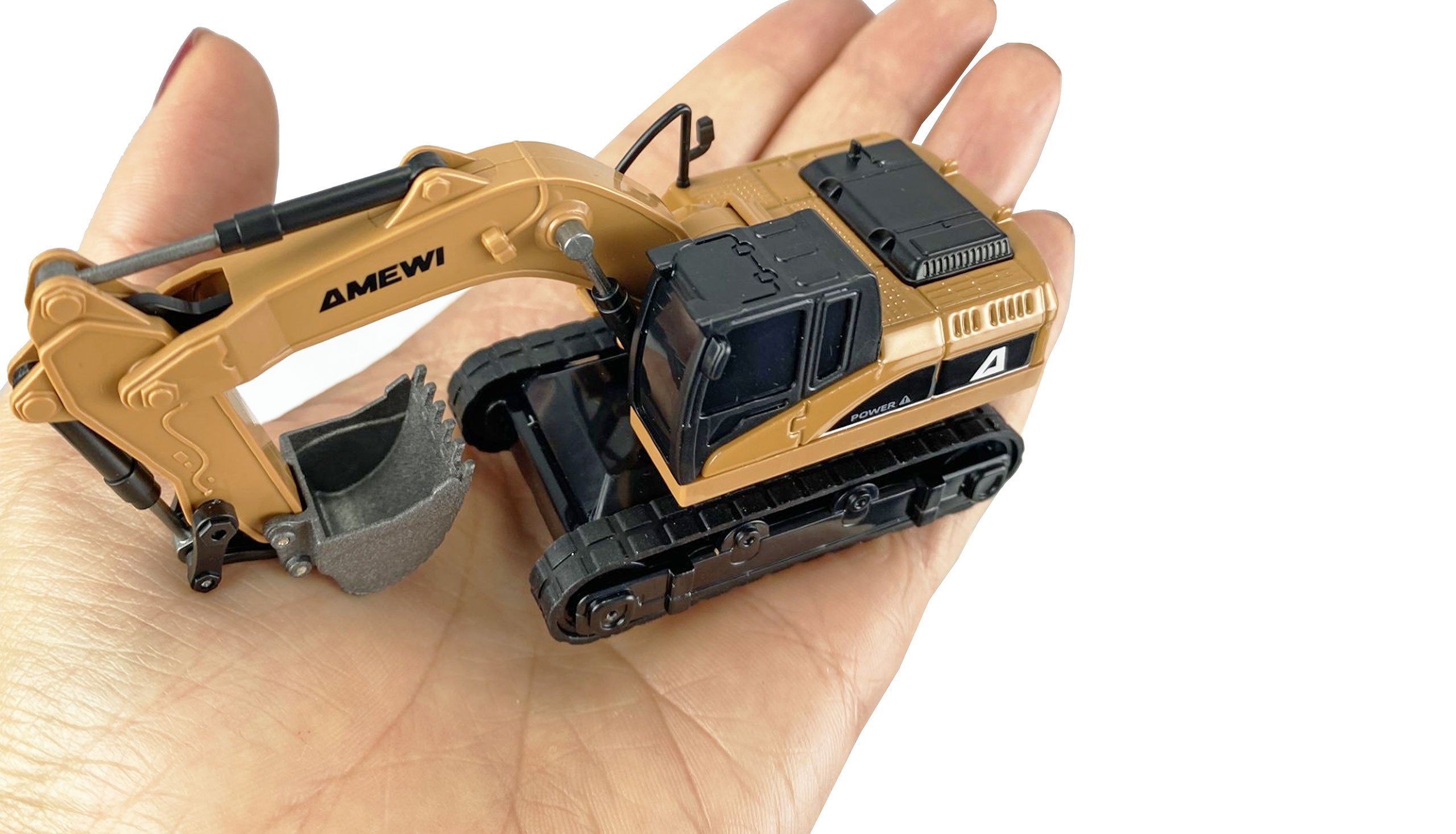 EAN 4262500346750 - Amewi 22747 modelo controlado por radio Excavadora Motor eléctrico 1:64 imagen 4
