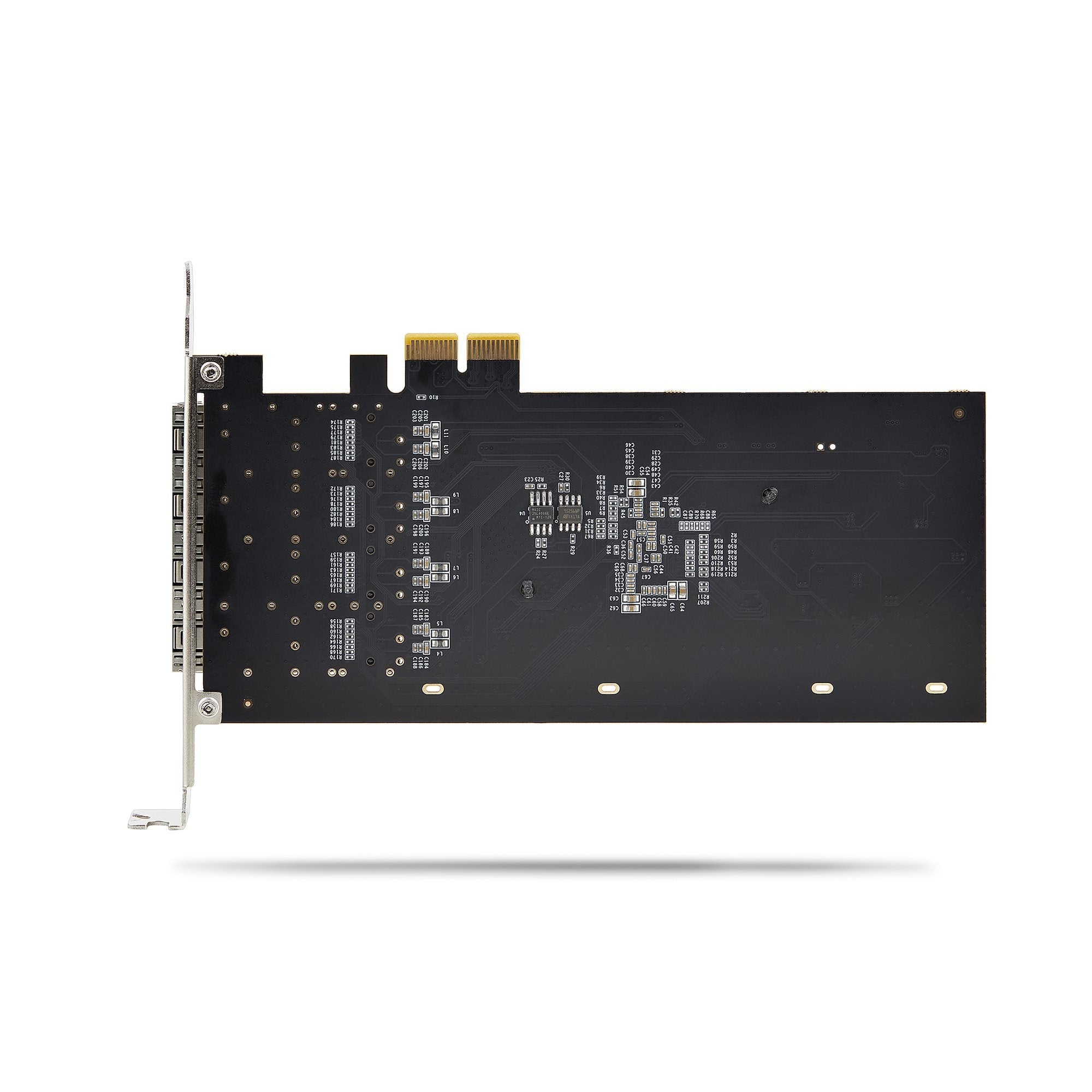 Startech.Com Tarjeta Pcie 2.1x2 De Red De Fibra Óptica/Cobre Ethernet 1gb Sfp De 4 Puertos - Chipset Controlador Intel I350-Am4 - Cobre De 1000base/Fibra Óptica - Nic
