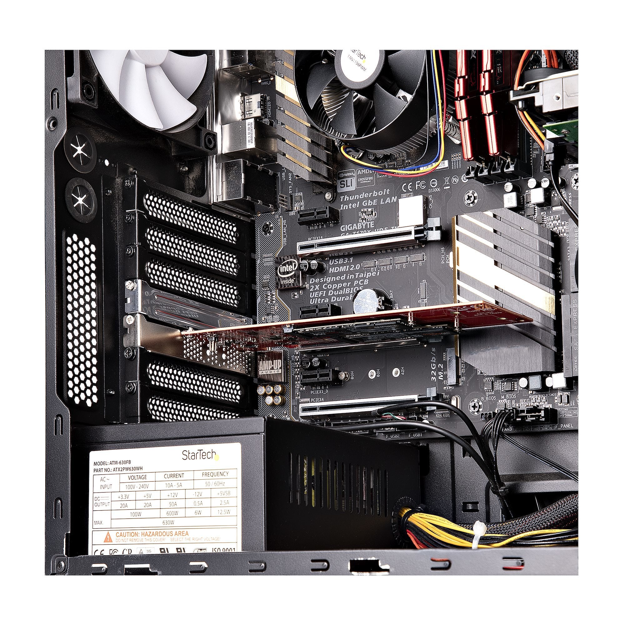 EAN 65030895620 - StarTech.com DUAL-M2-PCIE-CARD-B tarjeta y adaptador de interfaz Interno imagen 9