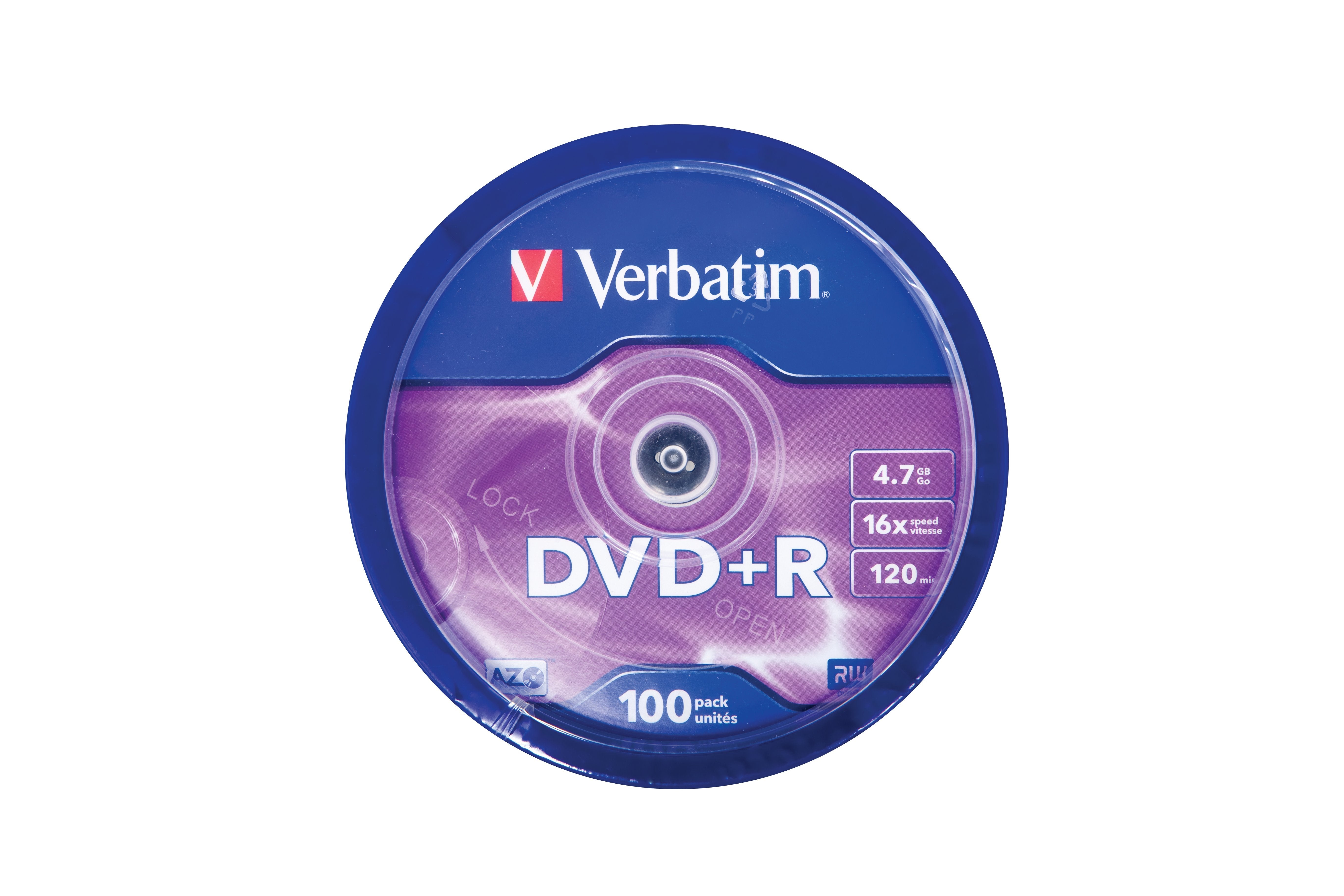Verbatim Dvd+R 16x 4.7gb Tarrina 100 Unds 43551 (4)