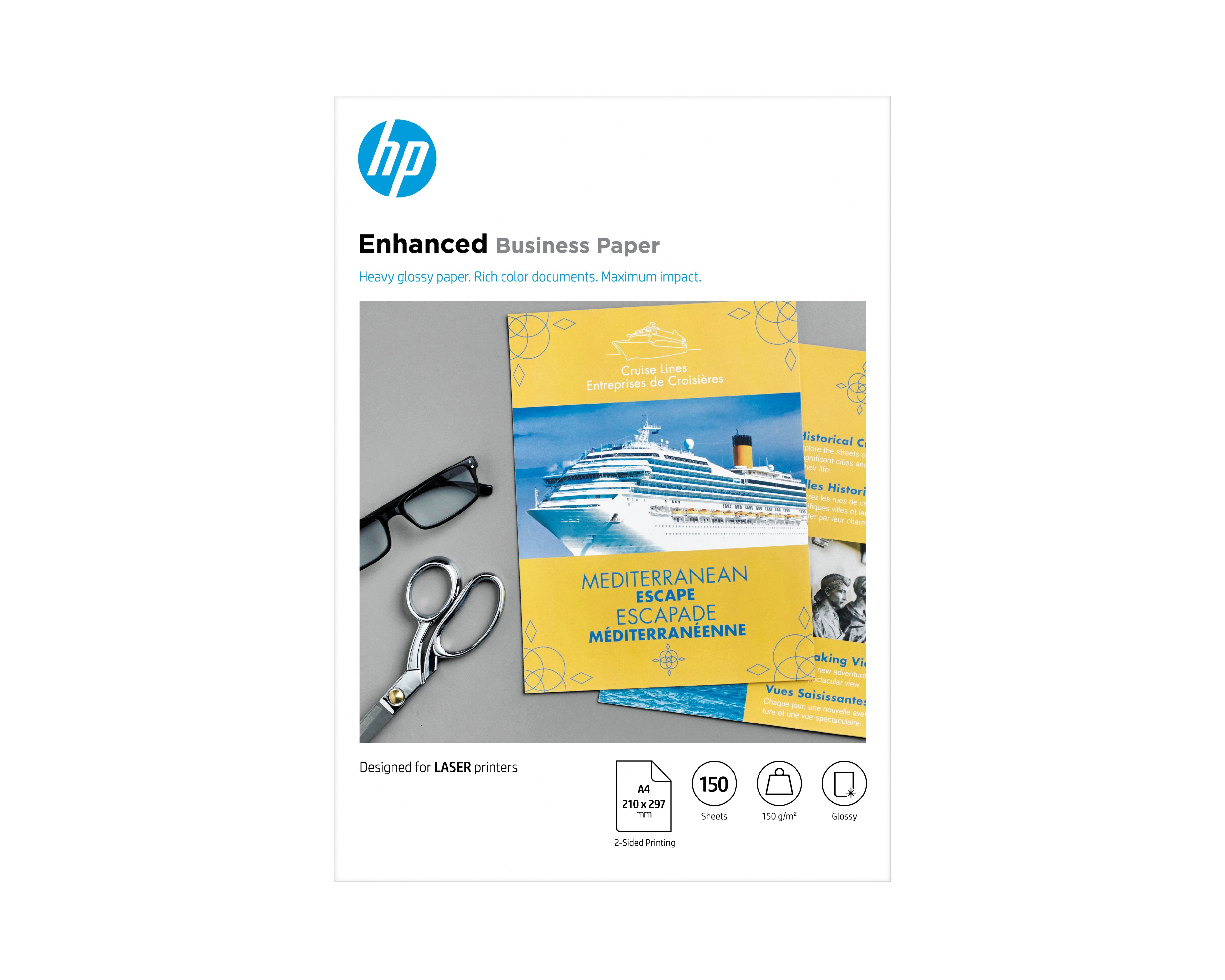 EAN 0884962310632 - HP Professional Glossy Laser Paper 150 gsm-150 sht/A4/210 x 297 mm papel para impresora de inyección de t imagen 1