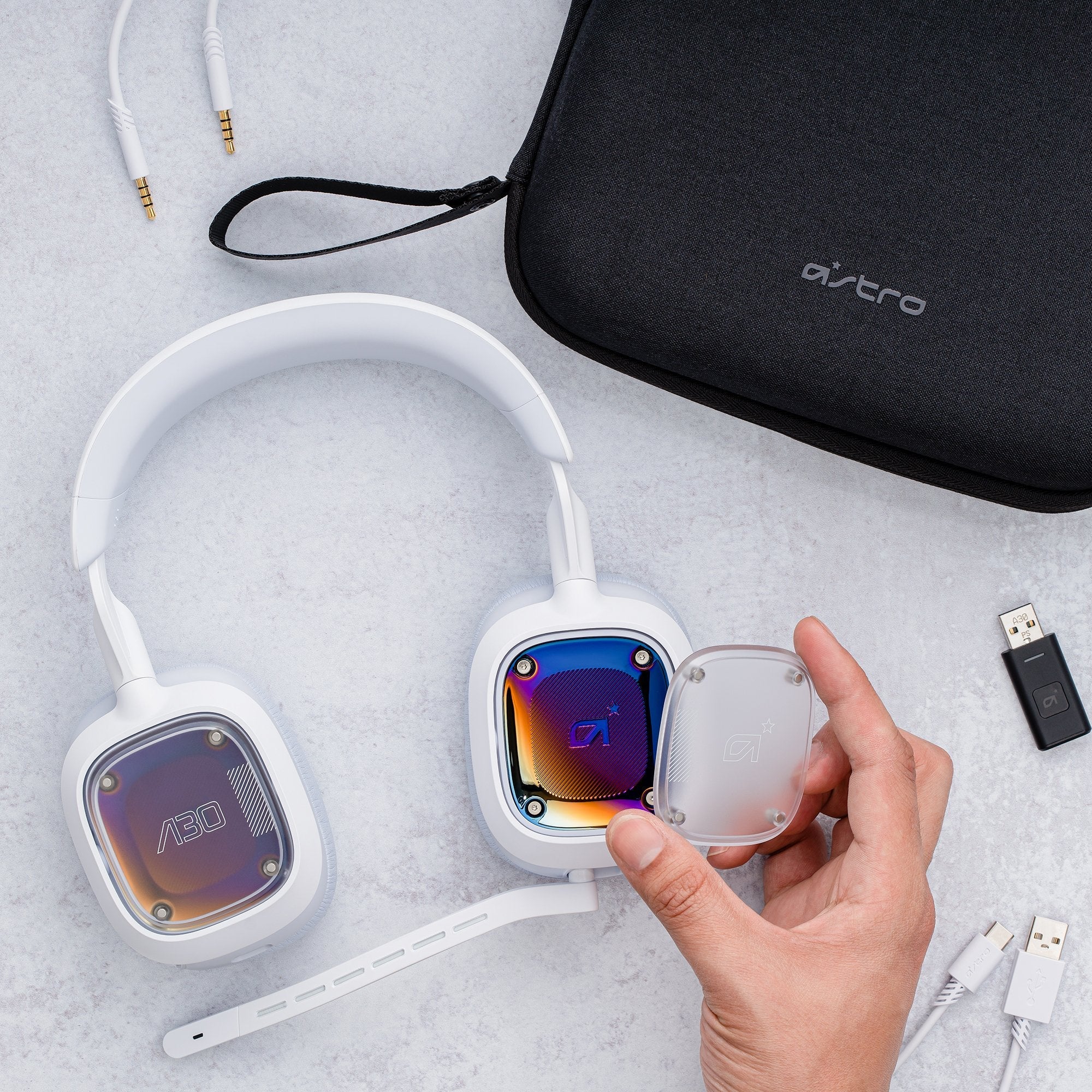 Astro Gaming A30 Auriculares Inalámbrico Y Alámbrico Diadema Juego Bluetooth Blanco