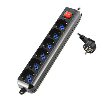 EAN 8032958188150 - Ewent EW3924 base múltiple 1,5 m 6 salidas AC Negro imagen 1