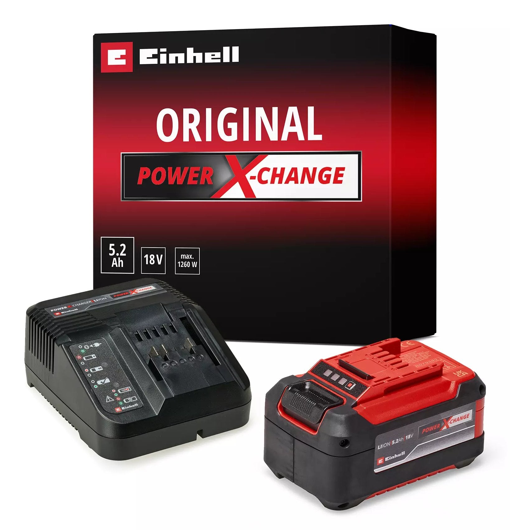 EAN 4006825675153 - Einhell 5.2 Ah PXC Starter-Kit cargador de batería Universal Corriente alterna imagen 1