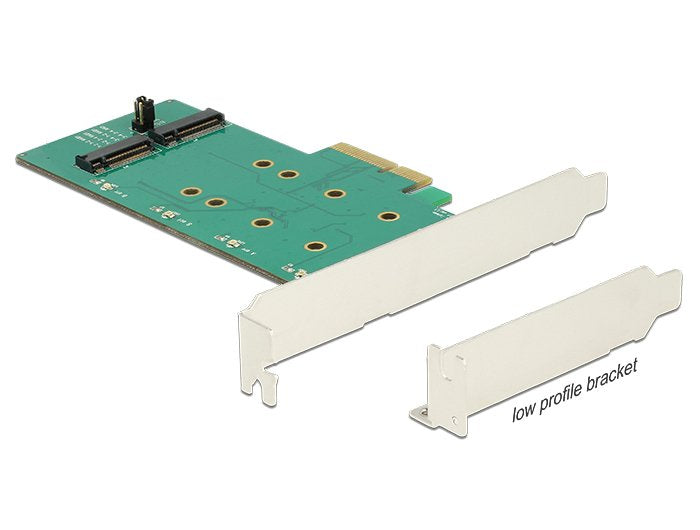 Delock Pcie X1> 2 X M.2 Clave B, Controlador Ata En Serie 89536