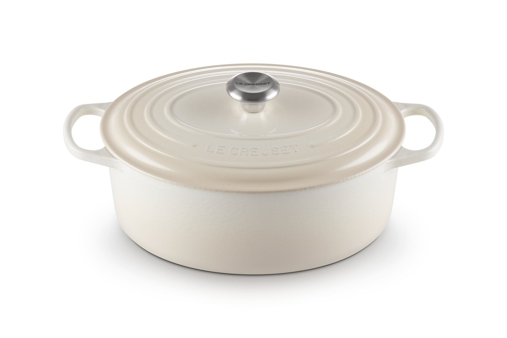Le Creuset 21178317164430 Cacerola 6,3 L Ovalado Crema De Color