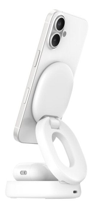Belkin Boost Charge Adjustable Mag.2-In-1 Ch.Qi2 Wh. Wiz035kqwh