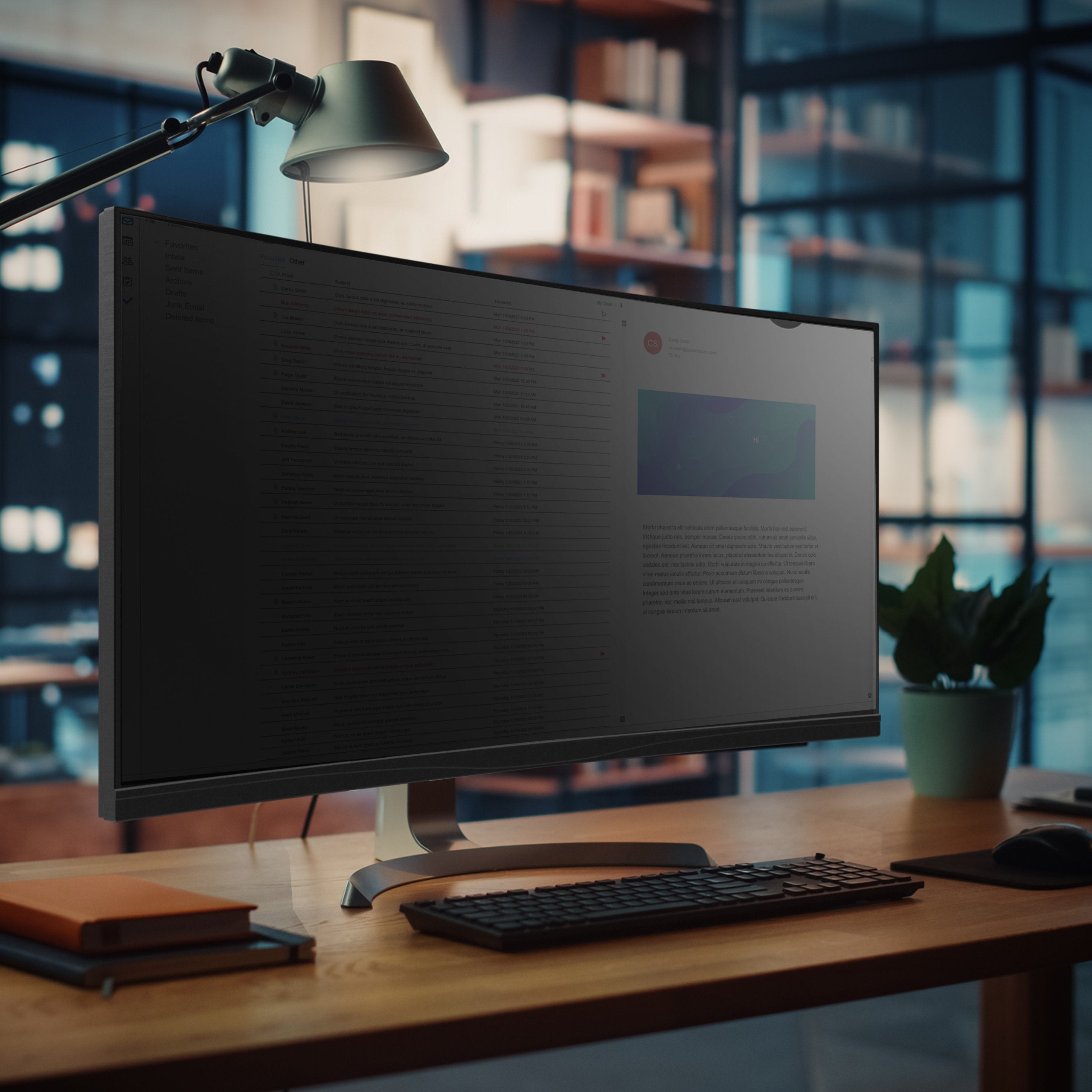 EAN 0065030892582 - StarTech.com PRIVSCNMON34W filtro para monitor 86,4 cm (34") Filtro de privacidad para pantallas sin marc imagen 5