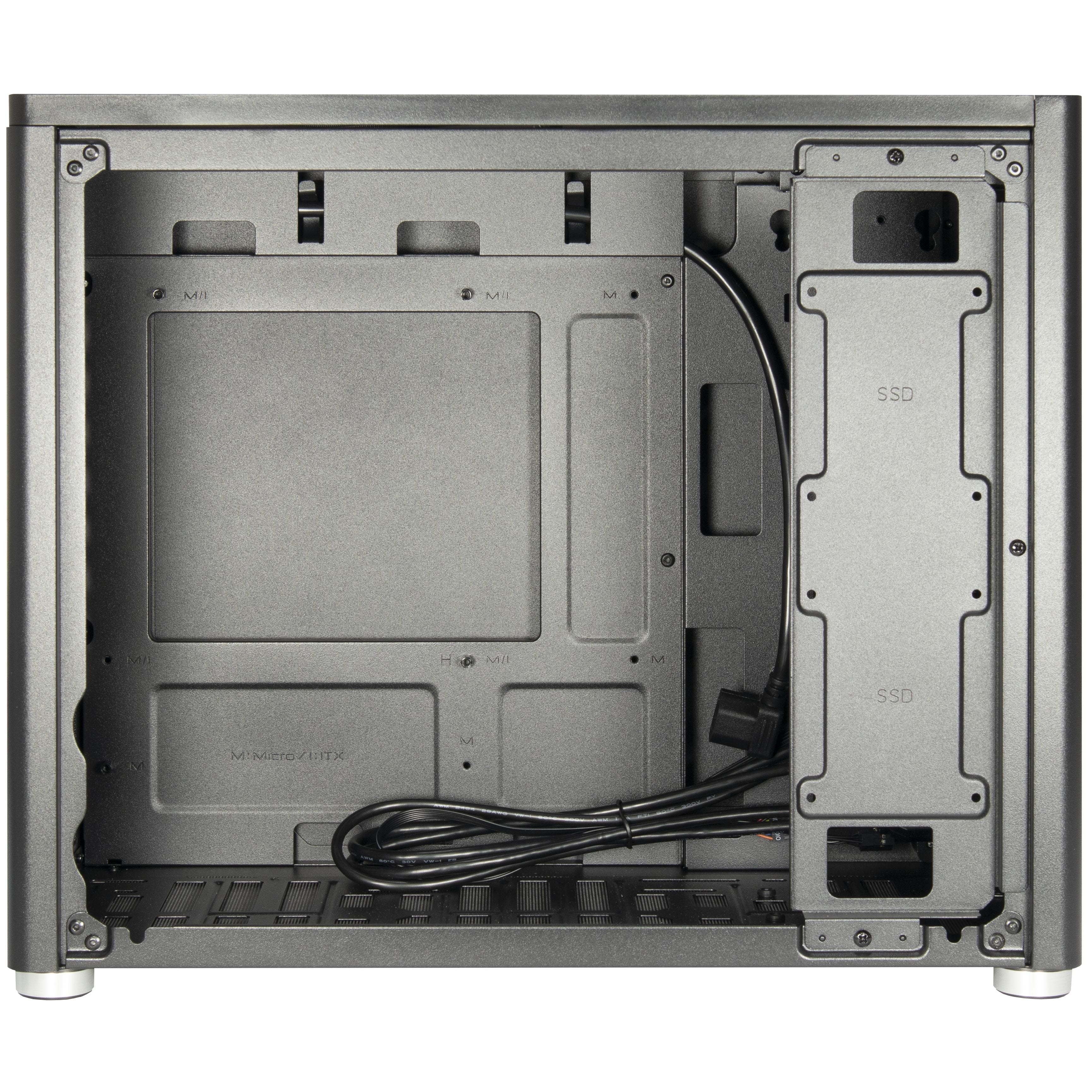 EAN 4260455648448 - Inter-Tech X2 Duplex Micro Torre Negro imagen 4