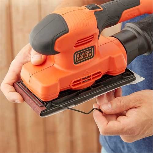 Lijadora Orbital 150w De 1/3 Bew220-Qs Black+Decker