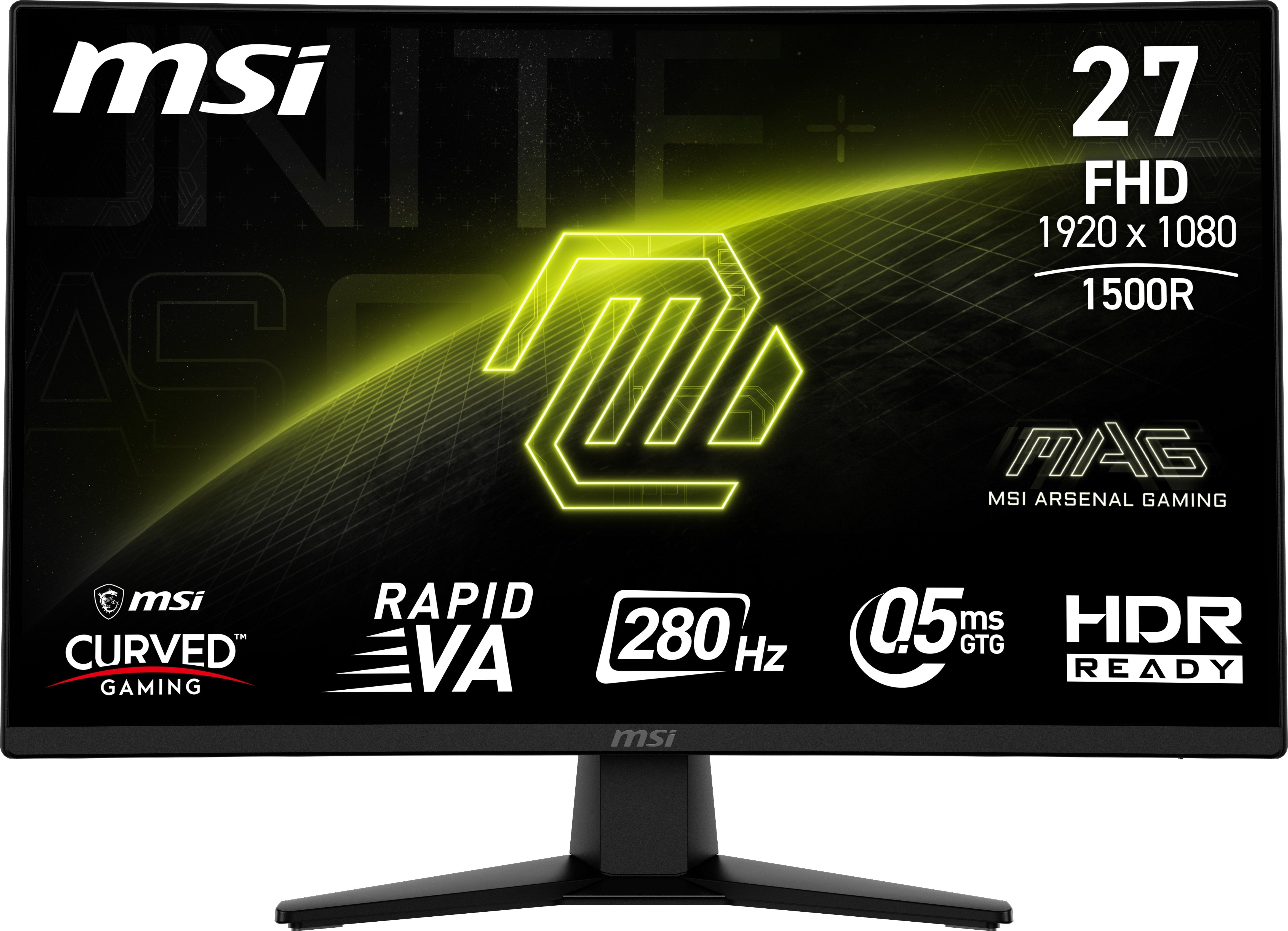 EAN 4711377235112 - MSI MAG 274CXF pantalla para PC 68,6 cm (27") 1920 x 1080 Pixeles Full HD Negro imagen 2