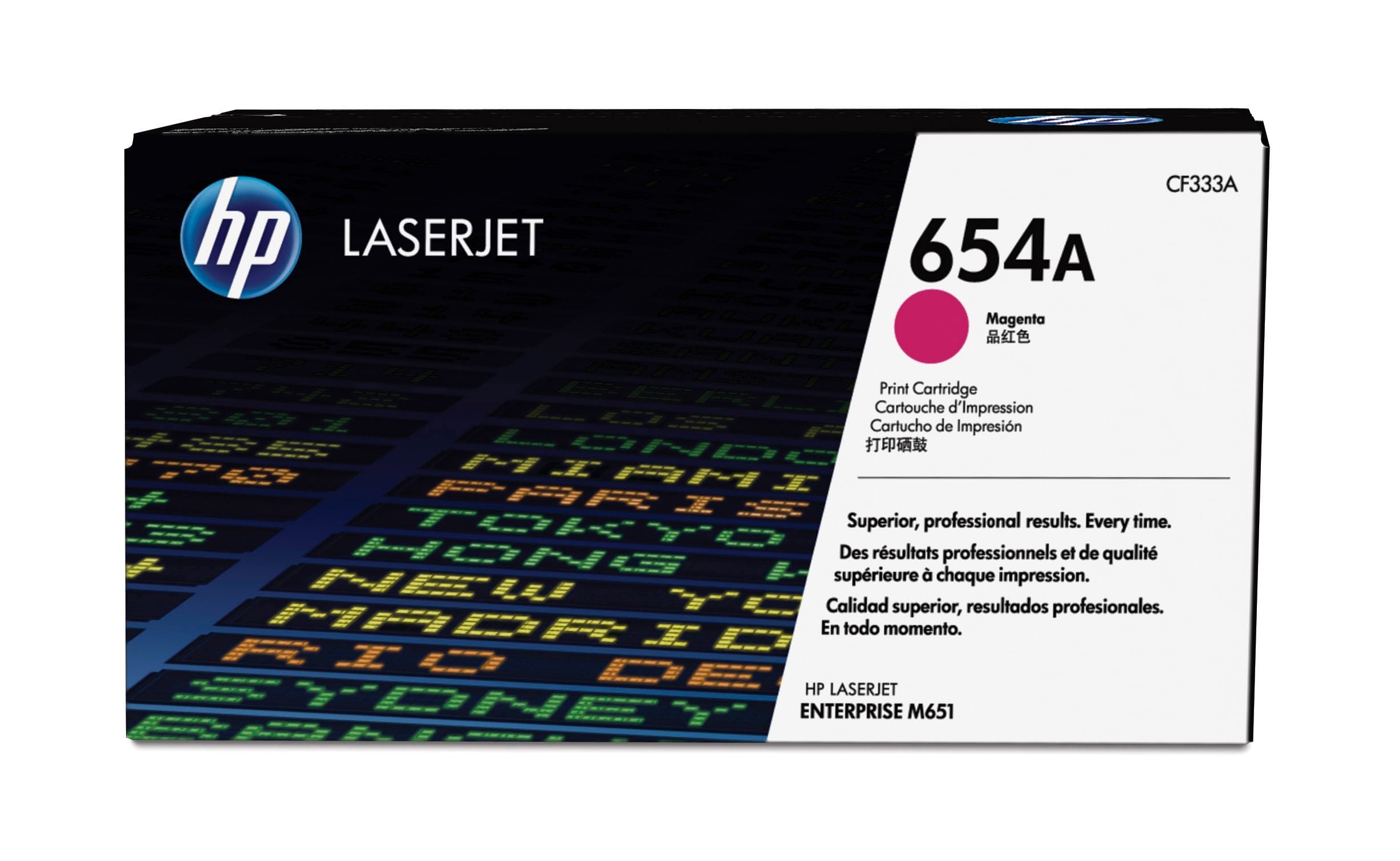 Hp Tóner Original 654a Magenta Cf333a