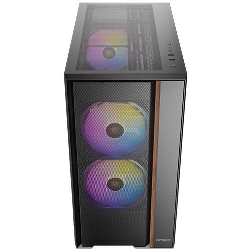 Caja Antec Flux Rear Atx Argb Negra