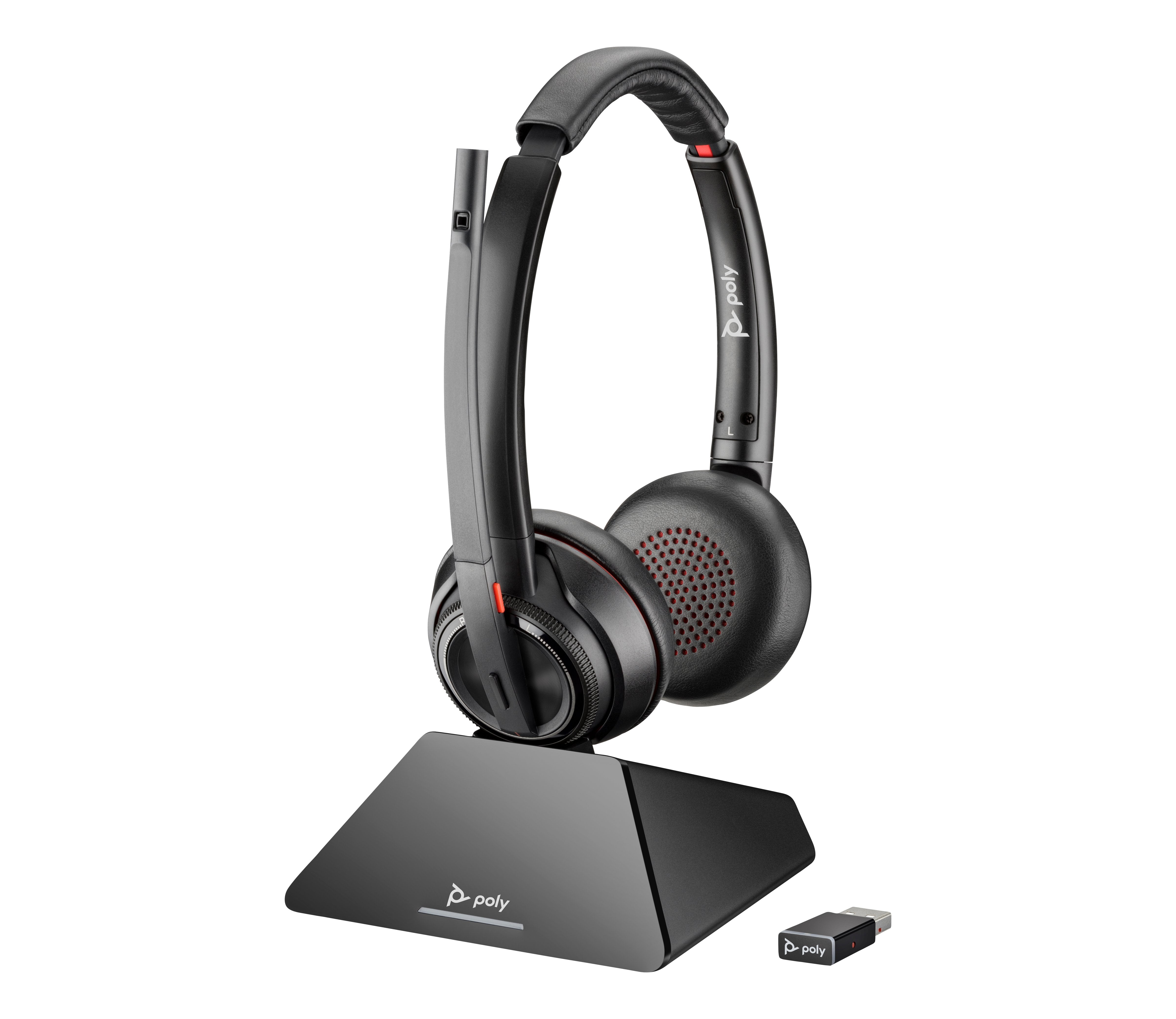 EAN 0196548579280 - HP Poly Savi 8220 UC Microsoft Teams Certified DECT 1880-1900 MHz USB-A Headset Alámbrico Diadema Oficina imagen 1