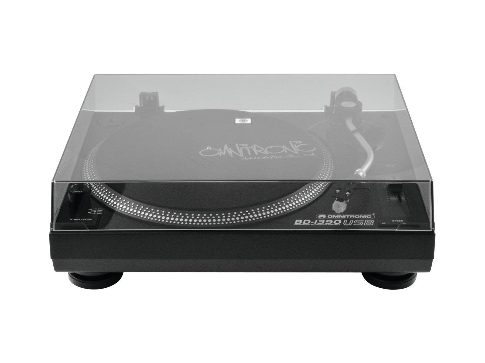 EAN 4026397356083 - Omnitronic BD-1390 Tocadiscos de tracción por correa portátil Negro imagen 4