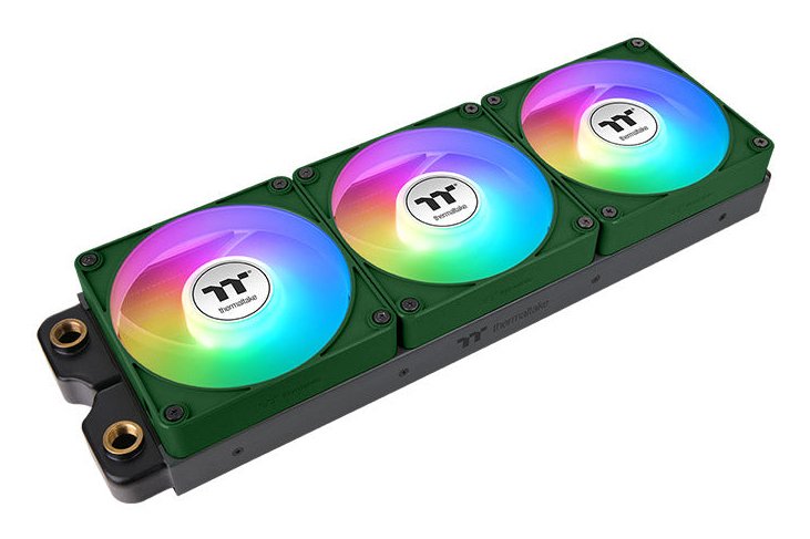 Ventilador De Refrigeración Para Pc Thermaltake Ct140 Ex Reverse Argb Sync, Color Verde Carrera, Paquete De 3, 140 Mm Cl-F230-Pl14rg-A