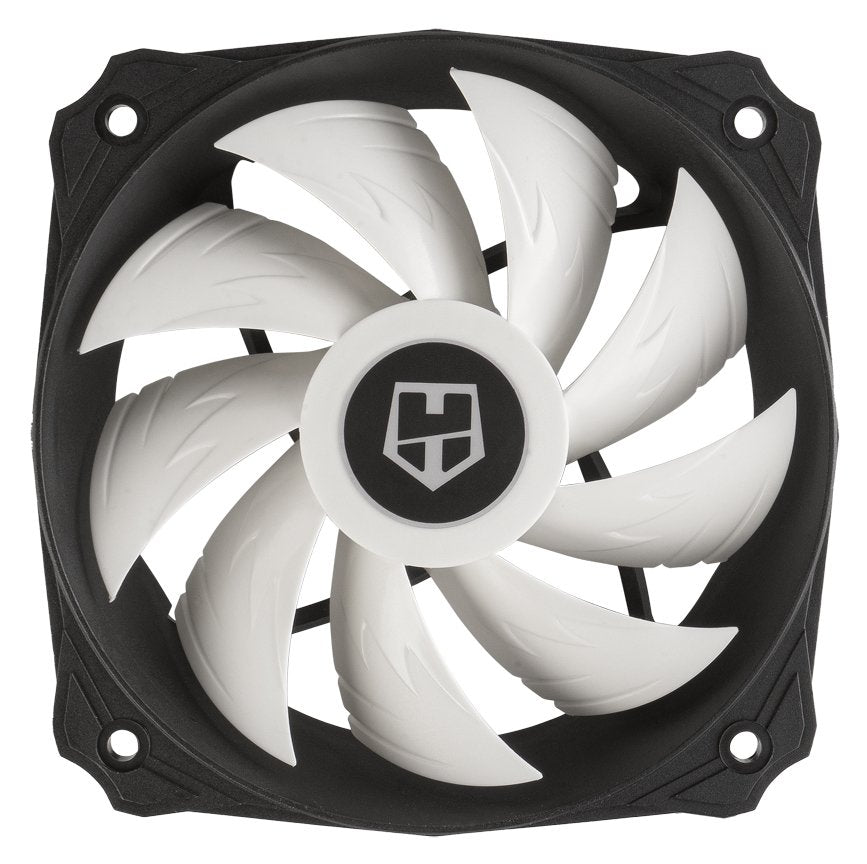 EAN 8436532164323 - NOX Hummer H-212 Procesador Enfriador 12 cm Aluminio, Negro, Blanco 1 pieza(s) imagen 3