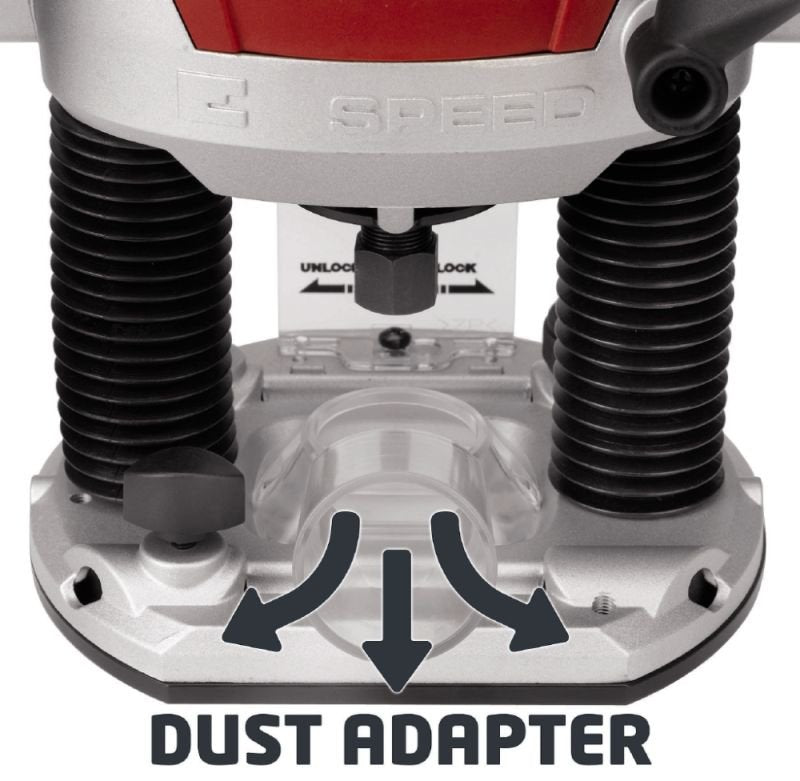 Fresadora Einhell Te-Ro 1255 E (Rojo/Negro, 1200 Vatios) 4350490