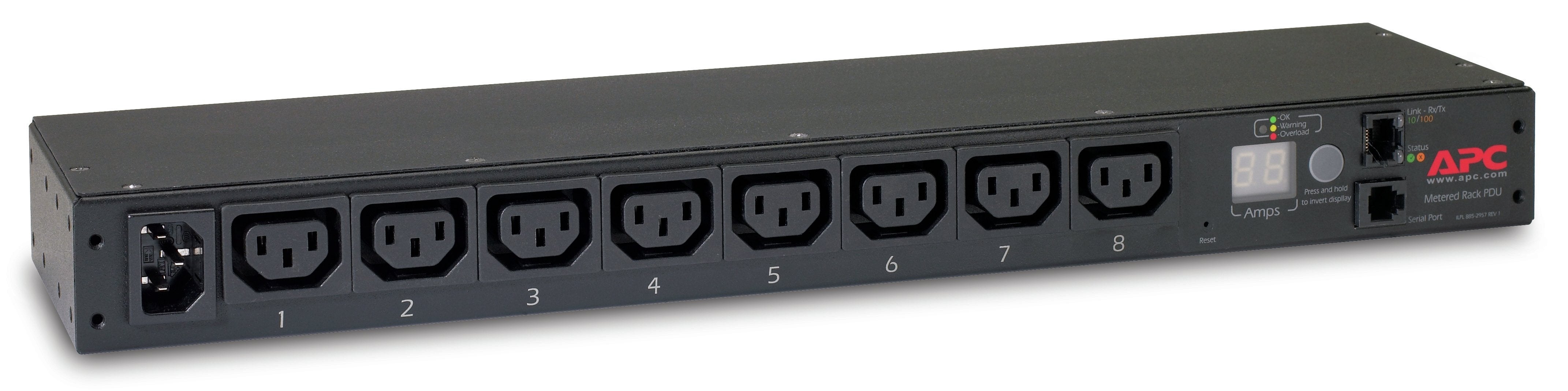 EAN 731304331506 - APC AP7820B unidad de distribución de energía (PDU) 8 salidas AC 0U/1U Negro imagen 2
