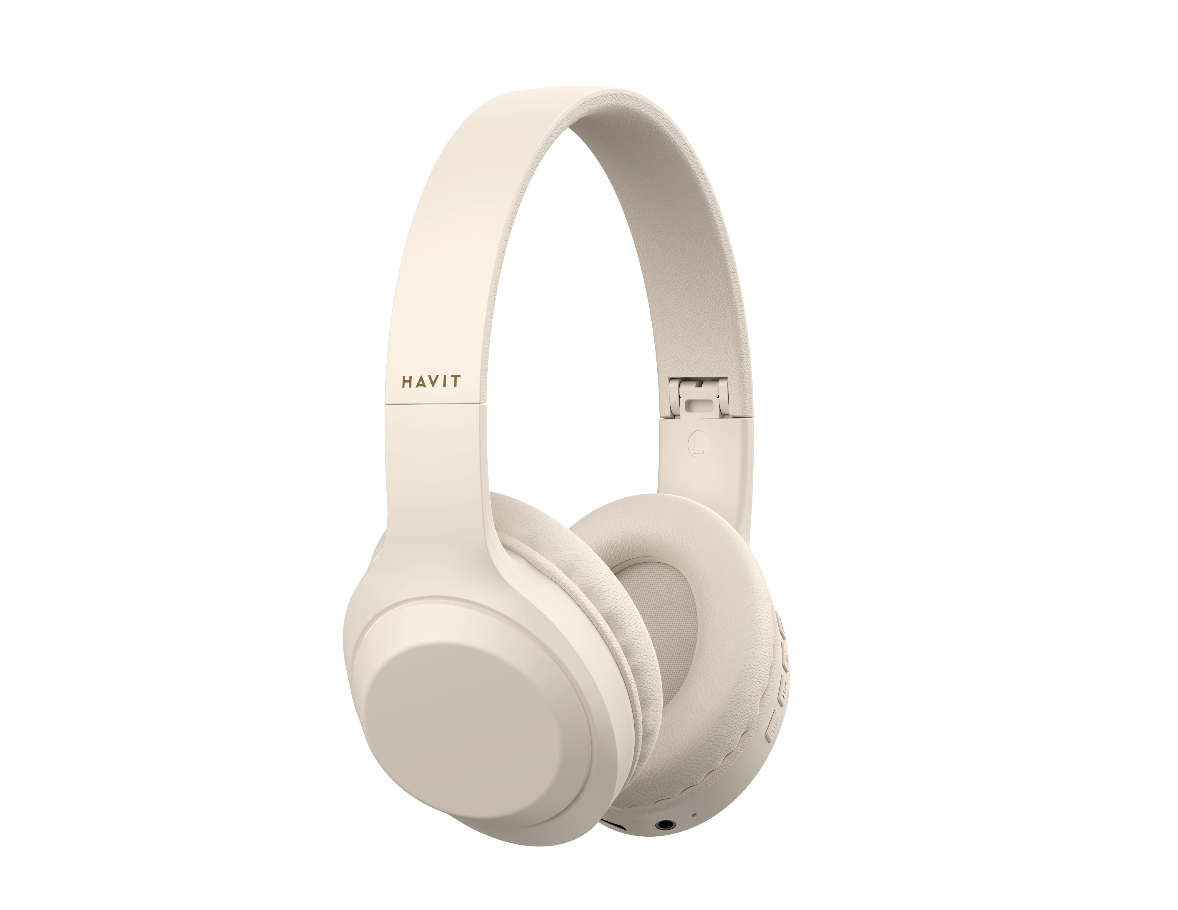 Auriculares Inalámbricos Subreauriculares Havit H628bt (Beige)
