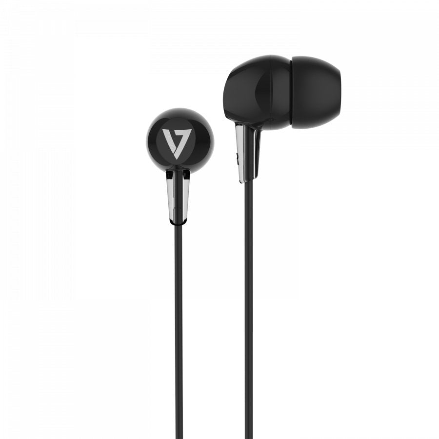 EAN 0662919114812 - V7 HA200 auricular y casco Auriculares Alámbrico Dentro de oído Música Negro imagen 3