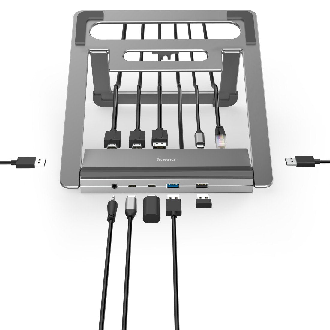 EAN 4047443488565 - Hama Connect2Office Stand Soporte para ordenador portátil Antracita imagen 9