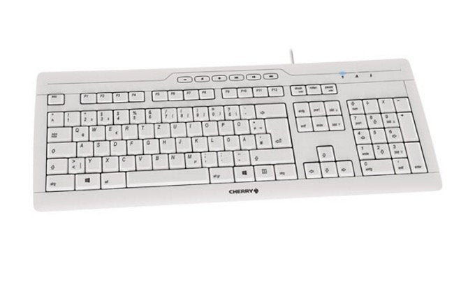Cherry Teclado Stream 3.0 Usb Ultraplano Blanco