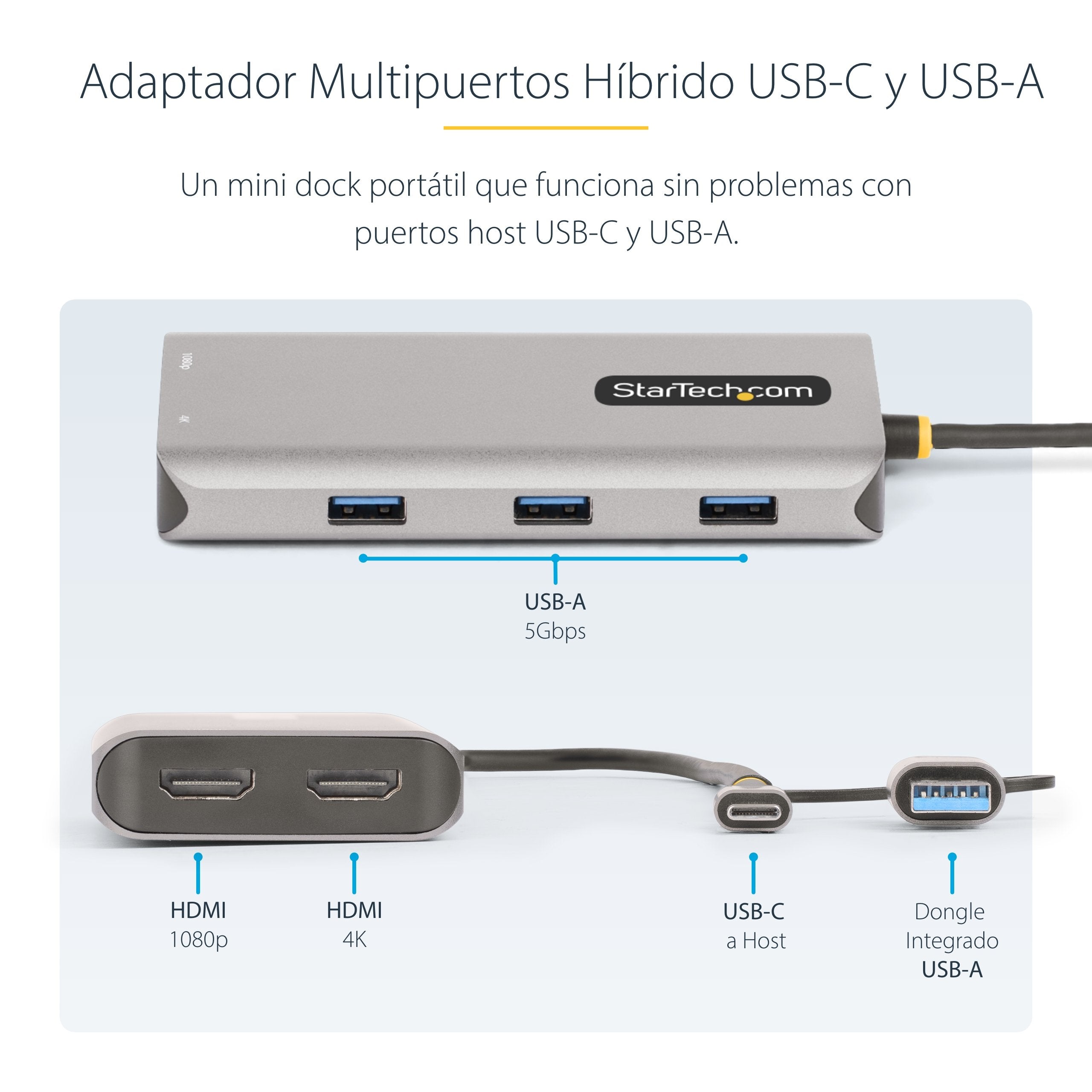 EAN 0065030901260 - StarTech.com 167B-USBC-MULTIPORT base para portátil y replicador de puertos Alámbrico USB 3.2 Gen 1 (3.1 imagen 10