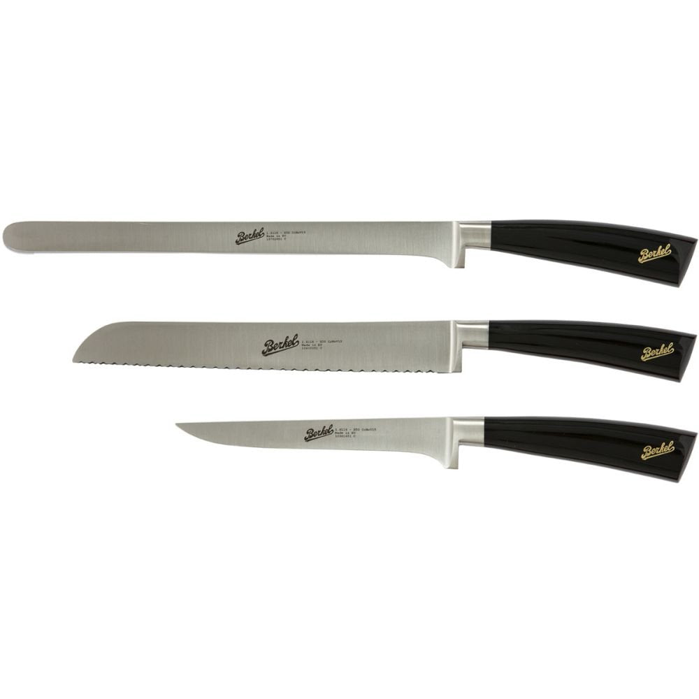 Berkel Elegance Glossy Black Ham-Set 3-Pcs.