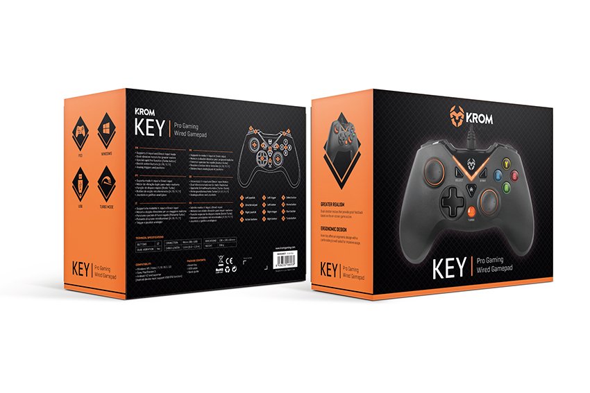 Krom Gamepad Key Para Pc/Ps3 R 43854