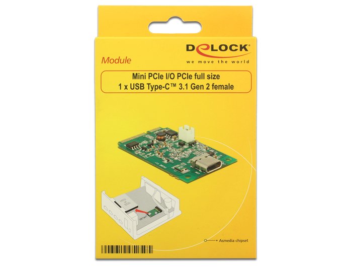 Mini Pcie I O Pcie Full Size 1 X Usb Type-C 3.1 Gen 2 Buchse