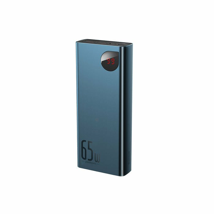 Powerbank Baseus Adaman Metal 20000mah, Pd, Qc 3.0, 65w, 2xusb + Usb-C + Micro Usb, (Niebieski)