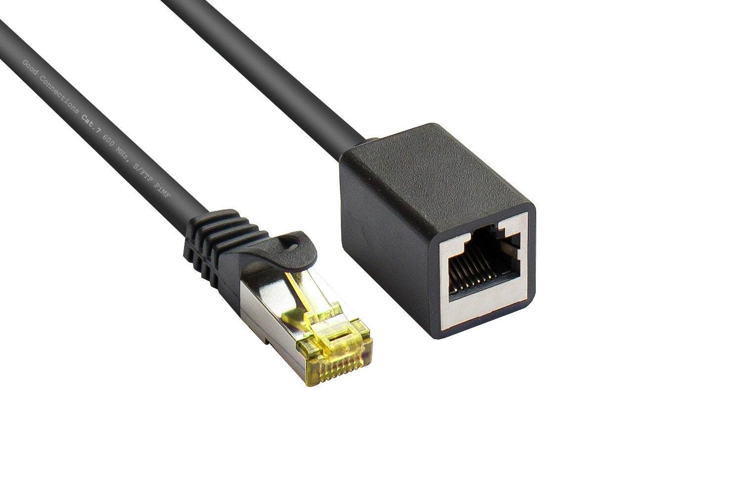 Good Connections Cable De Redverl. M. Cat.7 Rk Schwarz 10m