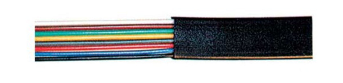 S-Impuls Cable Telefónico 8-Adrig Plano Negro 10m