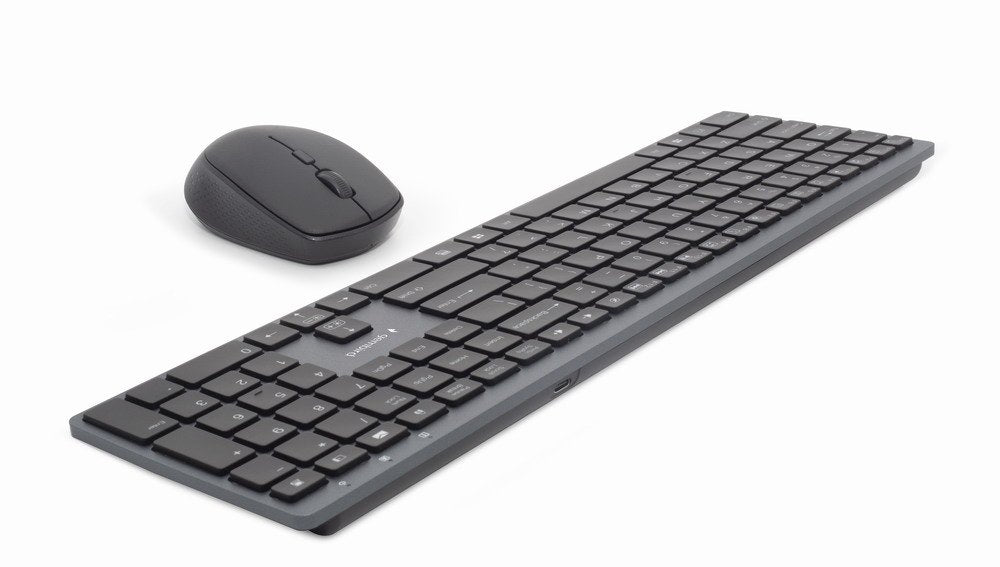 EAN 8716309125031 - Gembird KBS-ECLIPSE-M500-ES teclado Ratón incluido Universal USB + Bluetooth QWERTY Inglés Negro imagen 2