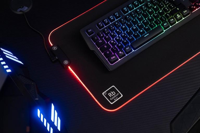 The G-Lab Pad Rubidium Alfombrilla De Ratón Para Juegos Negro