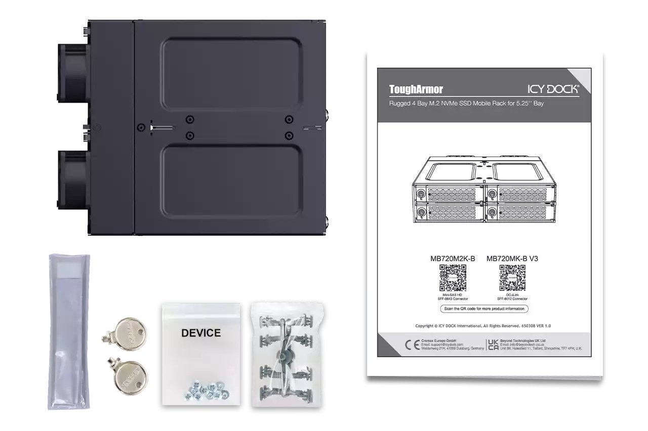EAN 4713227445948 - Icy Dock MB720MK-B V3 caja para disco duro externo Caja externa para unidad de estado sólido (SSD) Negro imagen 12