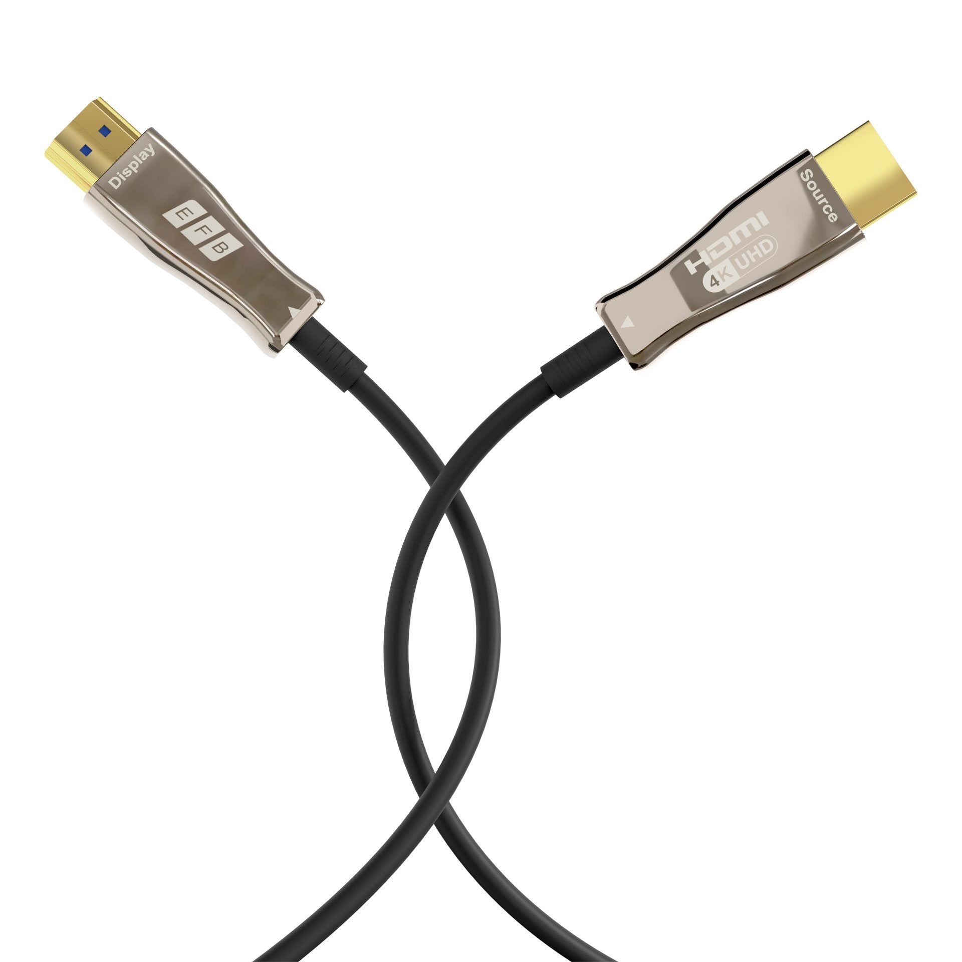 EAN 4049759324926 - EFB Elektronik HDMI-20-00009 cable HDMI 30 m HDMI tipo A (Estándar) Negro, Acero inoxidable imagen 3