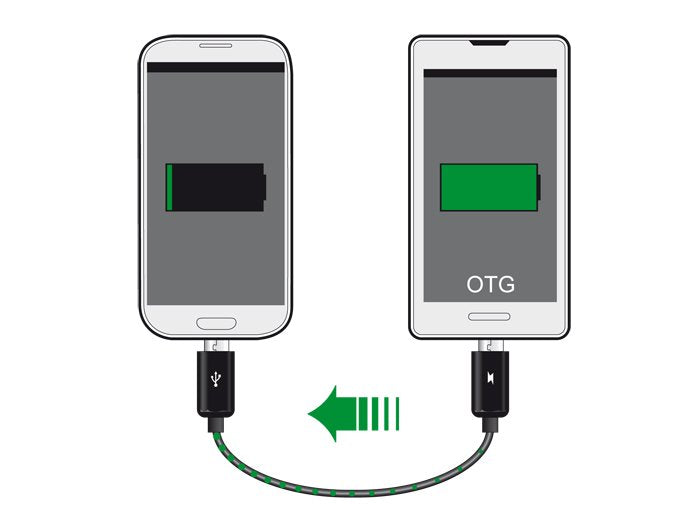 Delock Power Sharing Cable Micro Usb-B Macho > Micro Usb-B Macho Otg