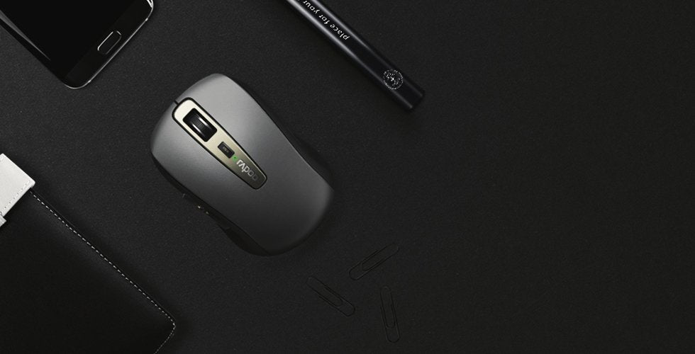 Rapoo Mt350 Black Wireless Multi-Mode Mouse