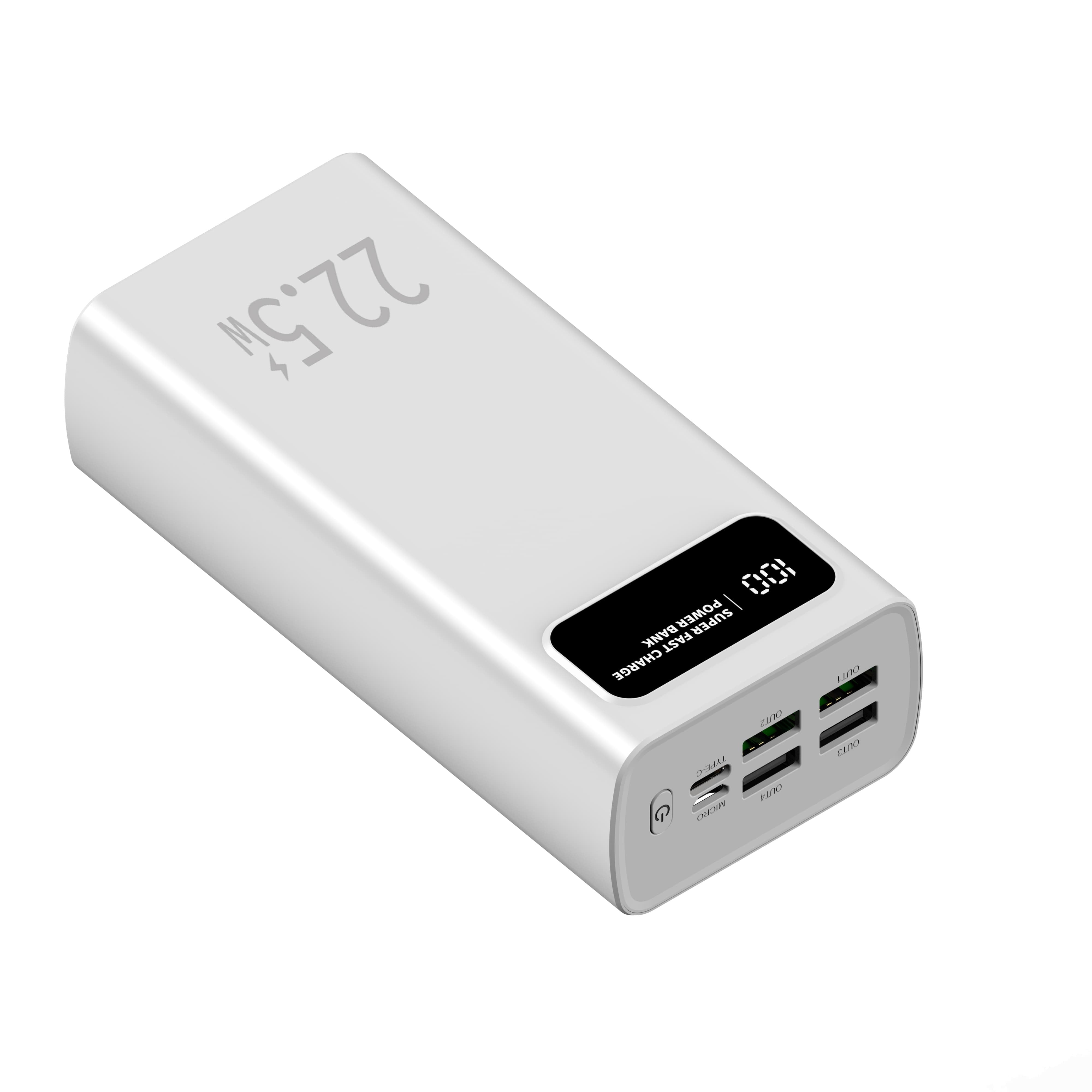 EAN 8436588883353 - Leotec LEPOW30W22W batería externa Polímero de litio 30000 mAh Blanco imagen 8