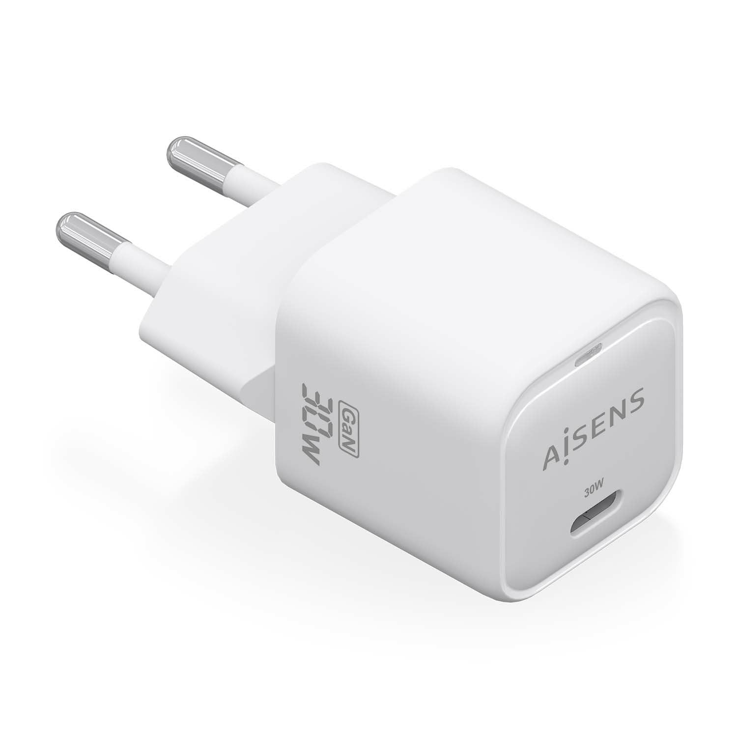 EAN 8435739900826 - AISENS ASCH-30W1P018-W cargador de dispositivo móvil Universal Corriente alterna Carga rápida Interior imagen 1