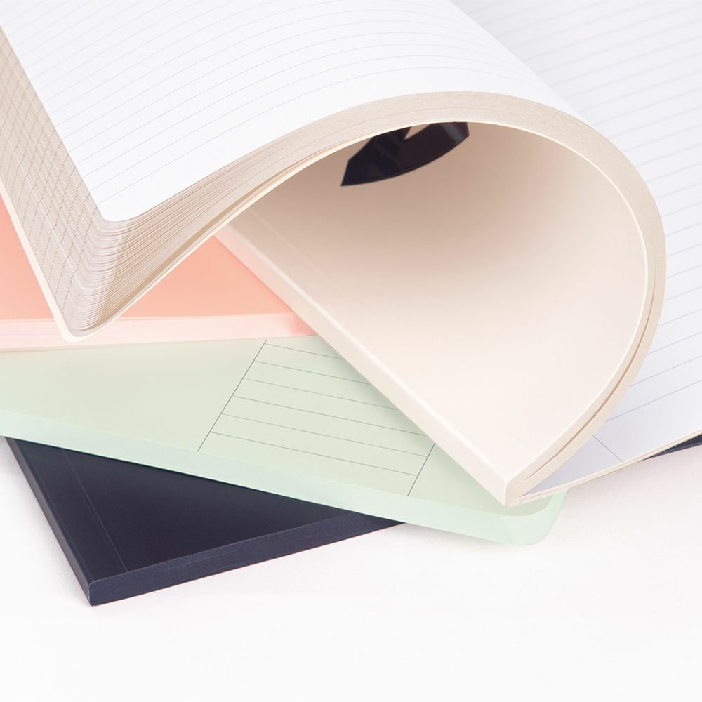 Milan Libreta Encolada Formato A4 Pautado 7mm - 48 Hojas De 95 Gr/M2 - Microperforado - Tapa Blanda - Color Beige