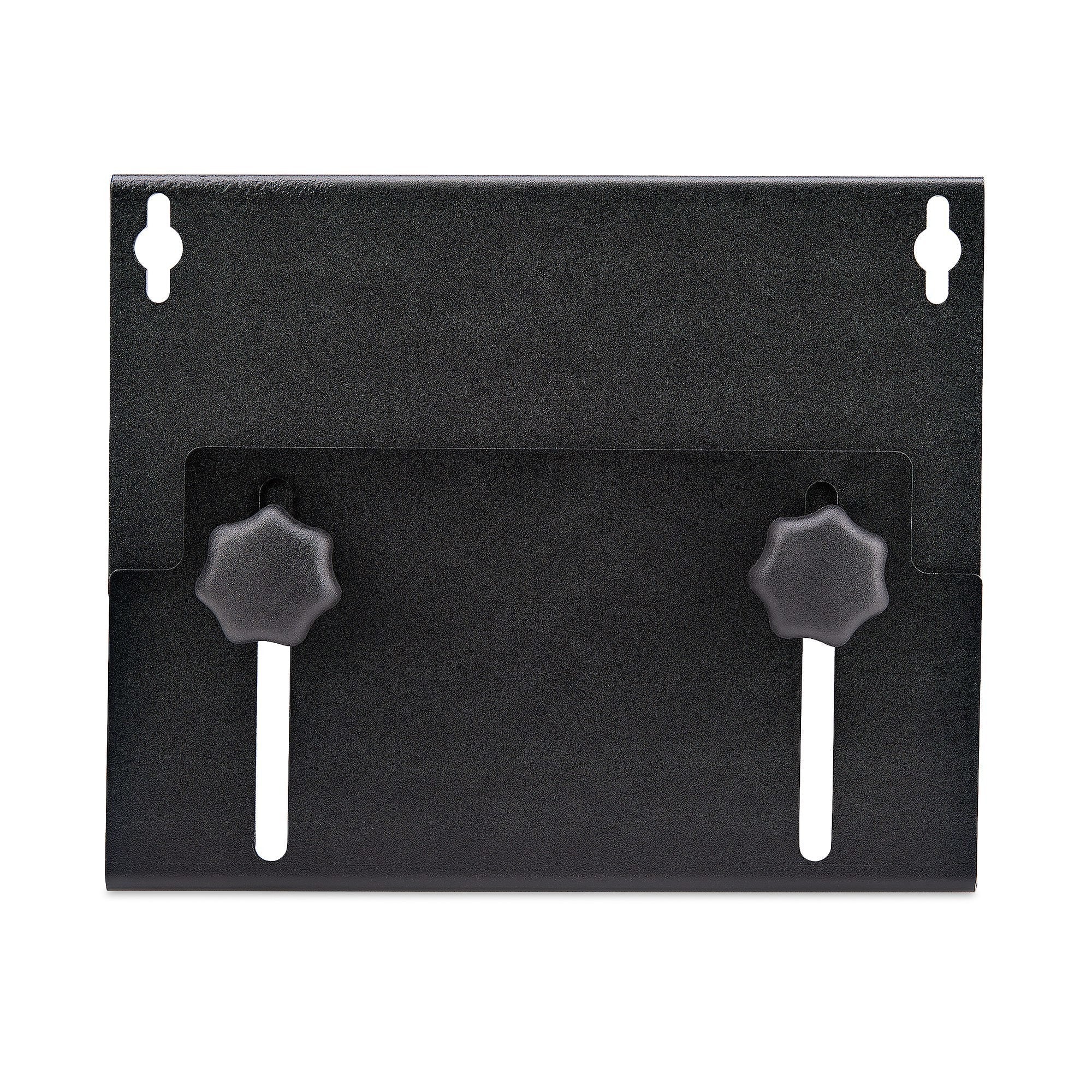 Startech.Com Pc Wall Mount Bracket For Desktop Computers Up To 40lb Toolless Width Adjustment 1.9-7.8in (50-200mm) Heavy-Duty Steel Cpu Tower/Case Shelf/Holder Includes Mounting Hardware And Spacers (2ns-Cpu-Wall-Mount) Soporte De Montaje E