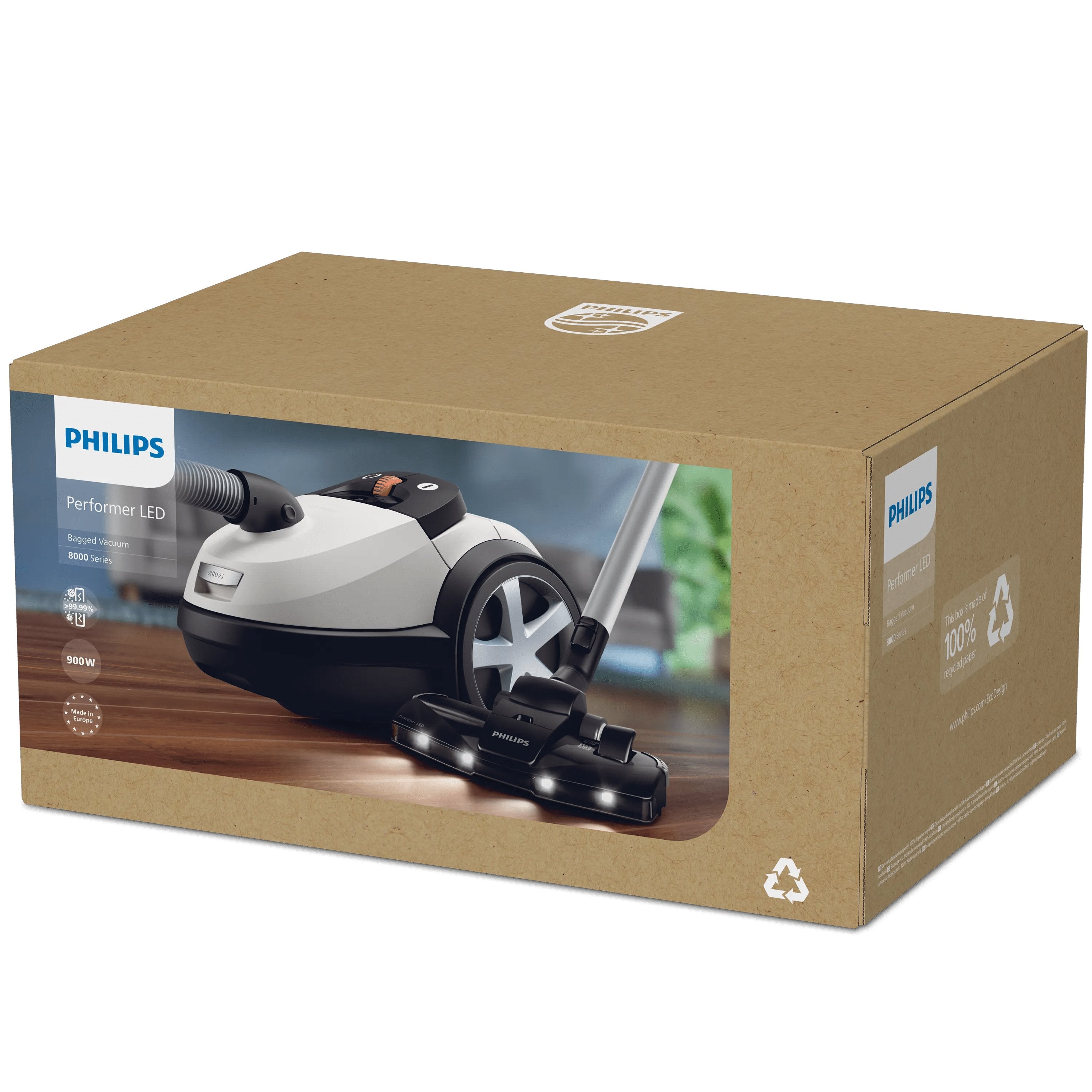 EAN 8720389037948 - Philips 8000 series XD8142/12 aspiradora 4 L Aspiradora cilíndrica Secar 900 W Bolsa para el polvo imagen 7