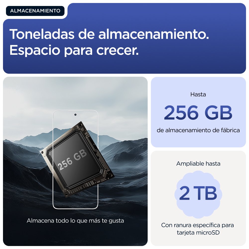 EAN 0840023292170 - Motorola moto g56 5G 17,1 cm (6.72") Ranura híbrida Dual SIM Android 15 USB Tipo C 8 GB 256 GB 5200 mAh A imagen 18