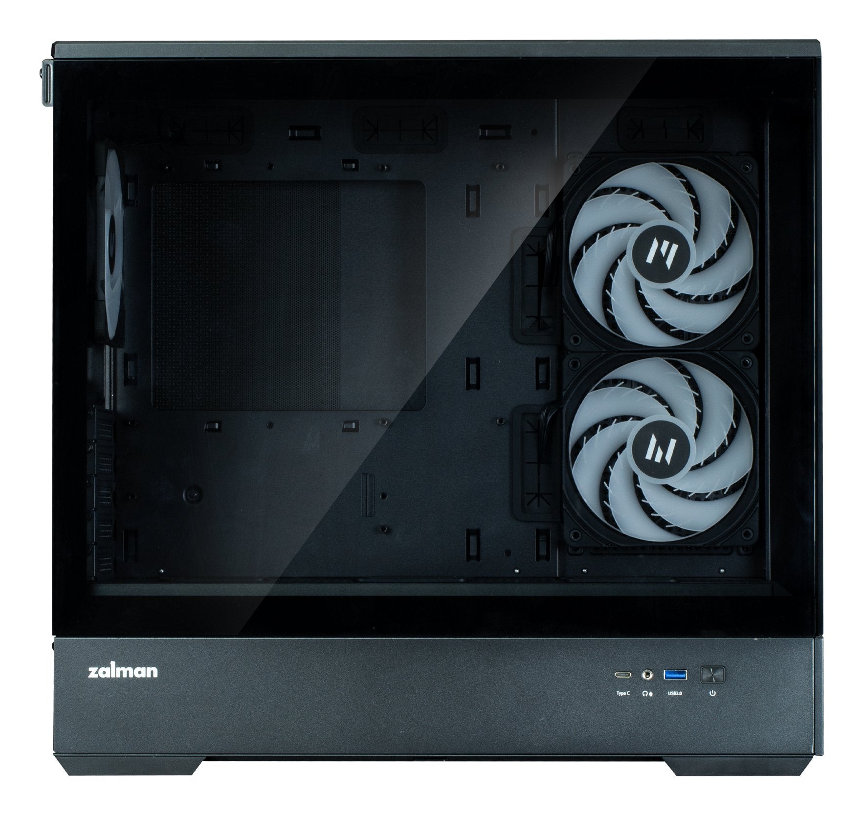 Caja Pc Zalman P30 V2 Microatx Mini Tower 3 Fansrgb Bl