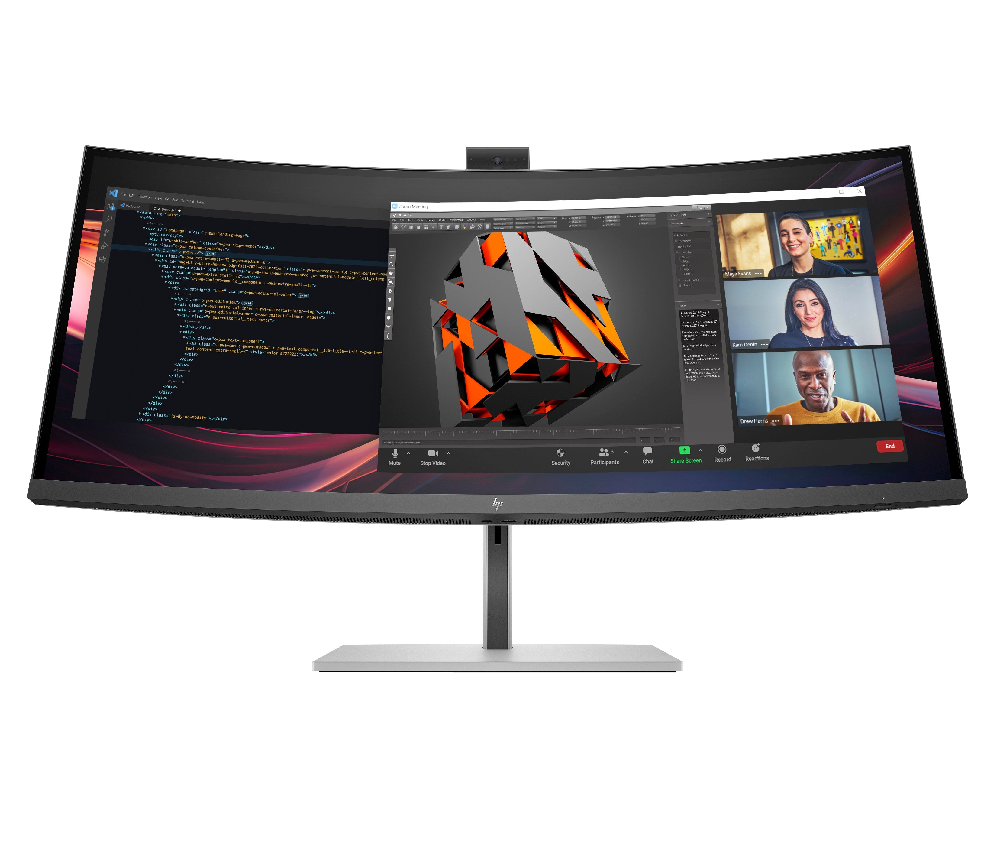 EAN 5715063476598 - HP Series 7 Pro 734pm pantalla para PC 86,4 cm (34") 3440 x 1440 Pixeles Wide Quad HD LCD Plata imagen 1