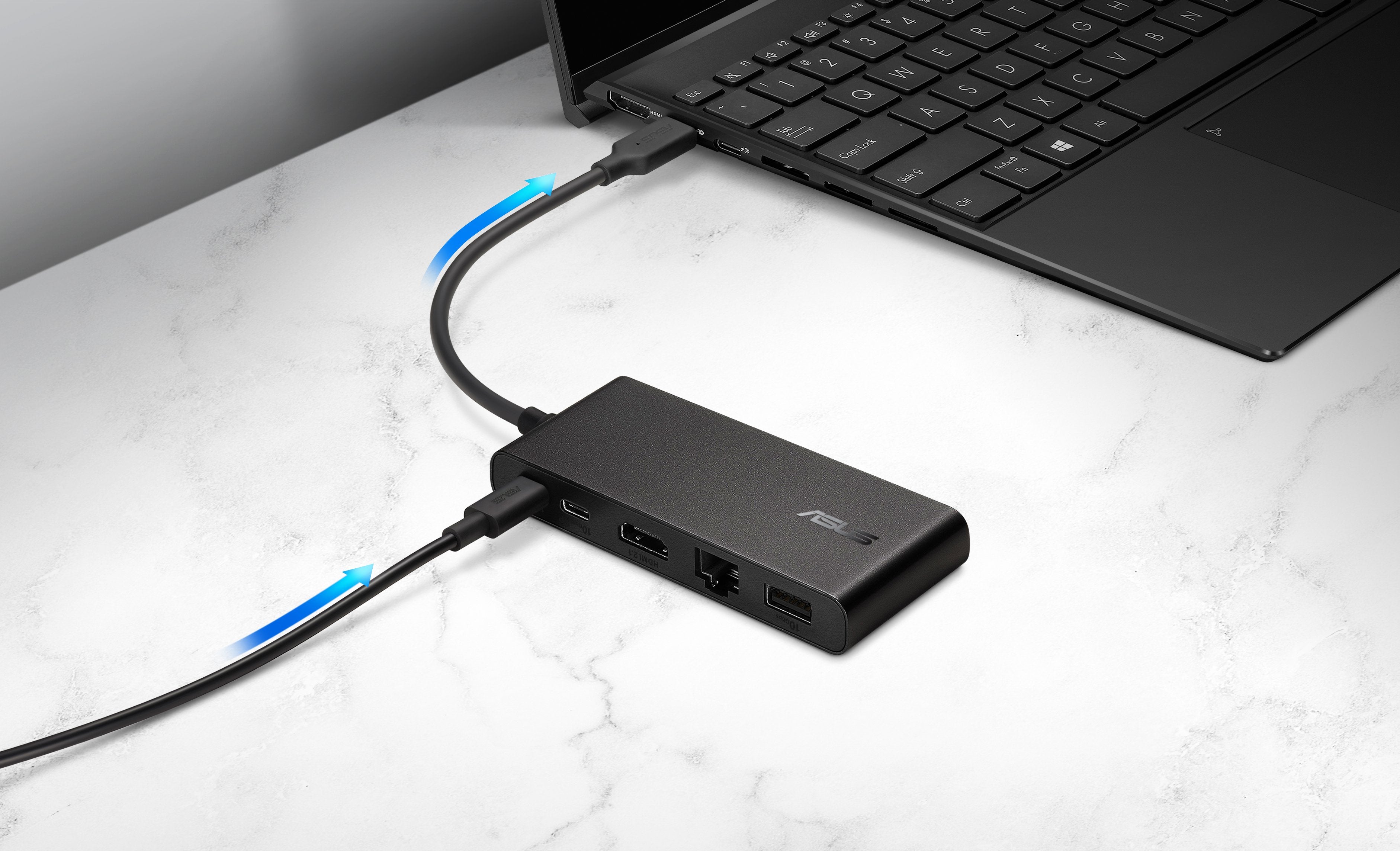 EAN 4711387429228 - ASUS Dual 4K USB-C Dock DC201 Alámbrico USB 3.2 Gen 2 (3.1 Gen 2) Type-C Negro imagen 8