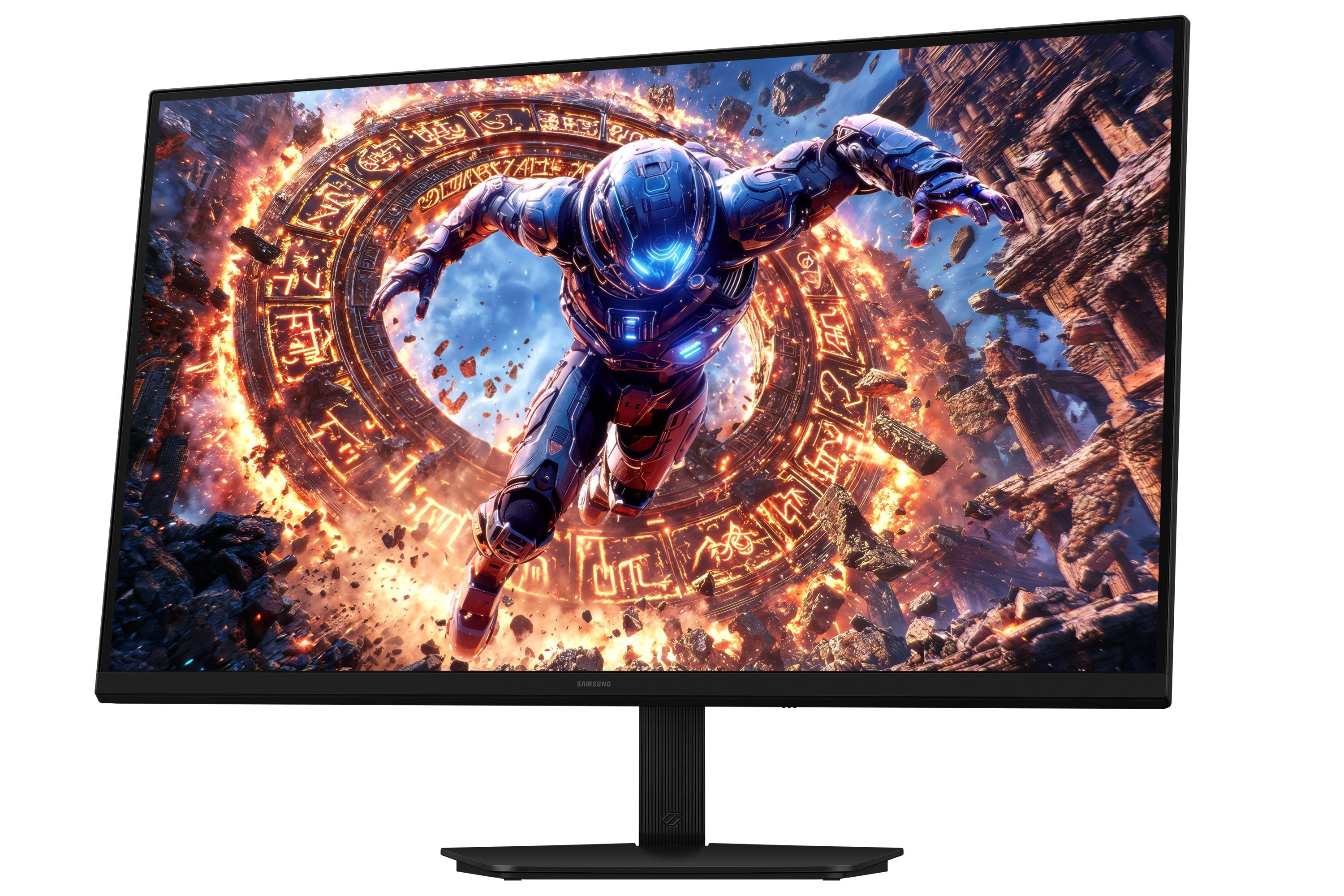 81,3 Cm (32") 6144 X 3456 Pixel Samsung Ls32hg806esxen 16:9 6k Ultra Hd Ips 1 Ms 330 Hz Hdr Displayport Hdmi Usb-Hub Pivot Height Vesa